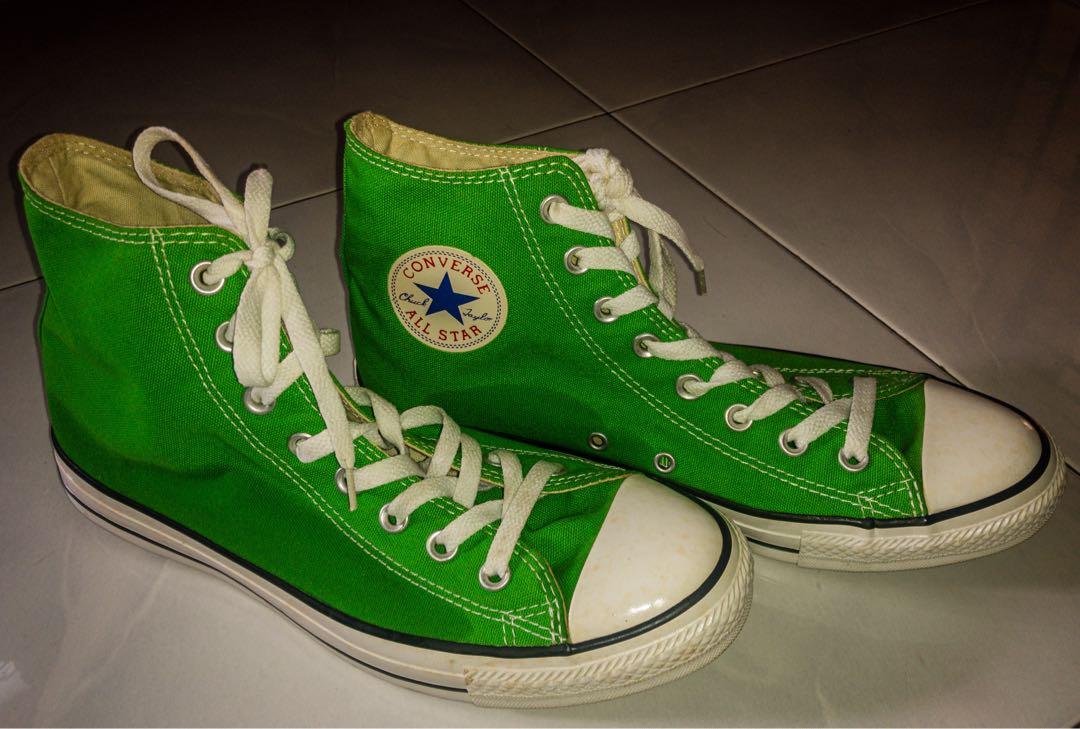 green converse 7