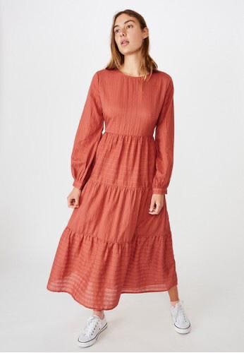 Cotton On Woven Rebeka Tiered Maxi Dress