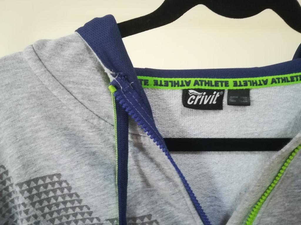 Crivit Athlete's Grey Jacket, Men's Fashion, Coats, Jackets and Outerwear  on Carousell