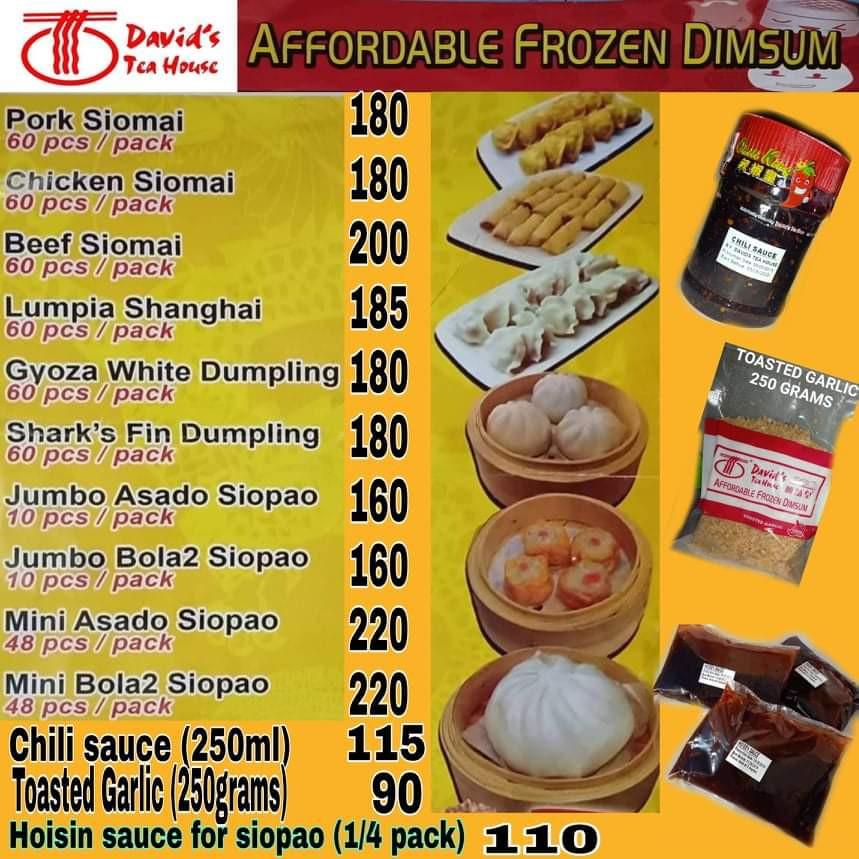 DAVID'S TEA HOUSE SIOMAI DUMPLINGS SIOPAO, Food & Drinks, Local Eats on