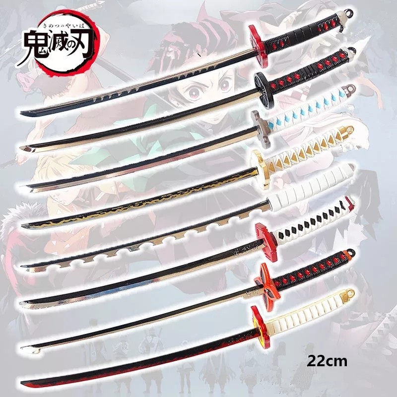 Demon Slayer Swords Keychain Hobbies Toys Memorabilia Collectibles Fan Merchandise On Carousell