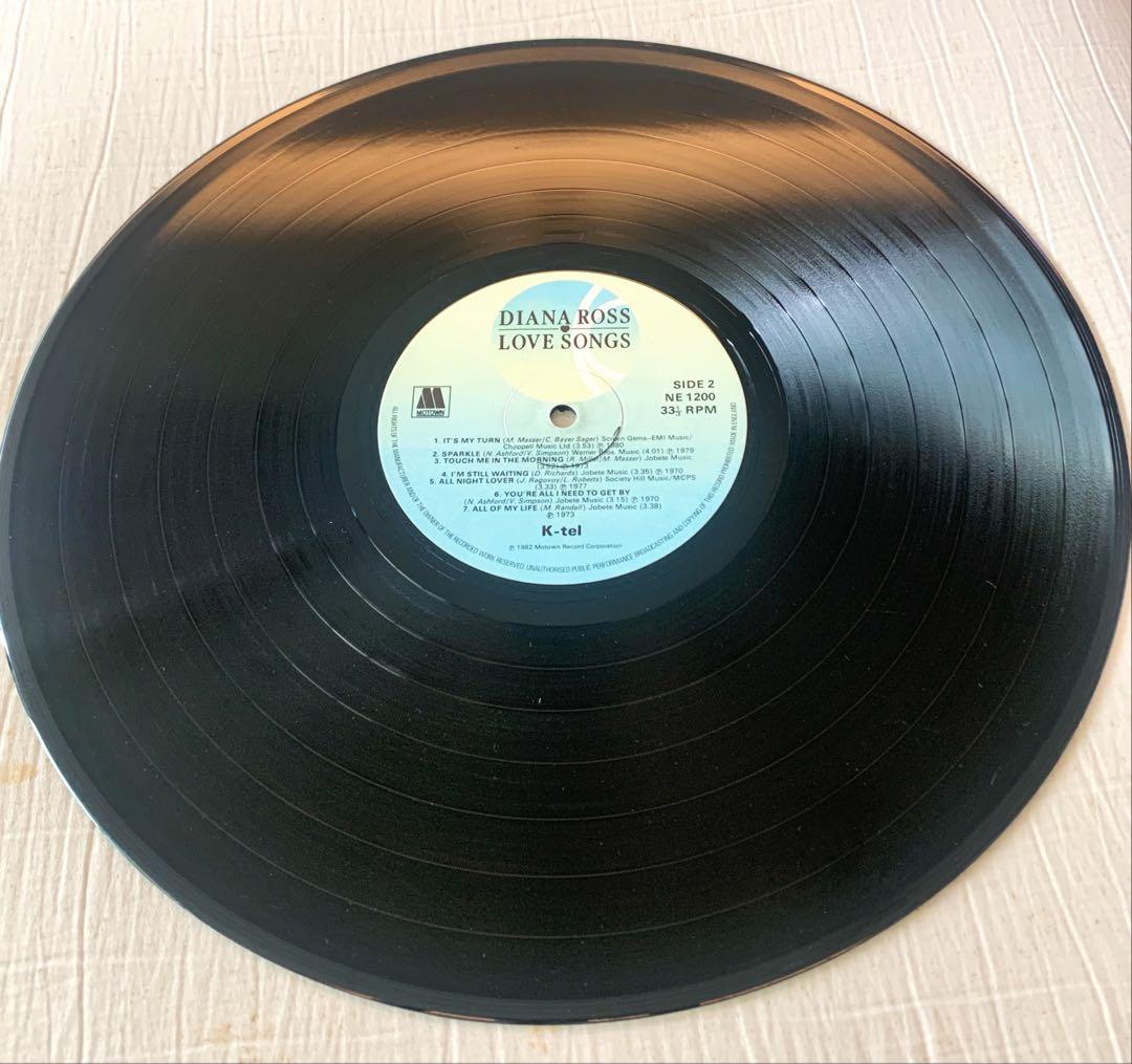 Diana Ross Love Songs Lp Hobbies Toys Music Media Vinyls On Carousell