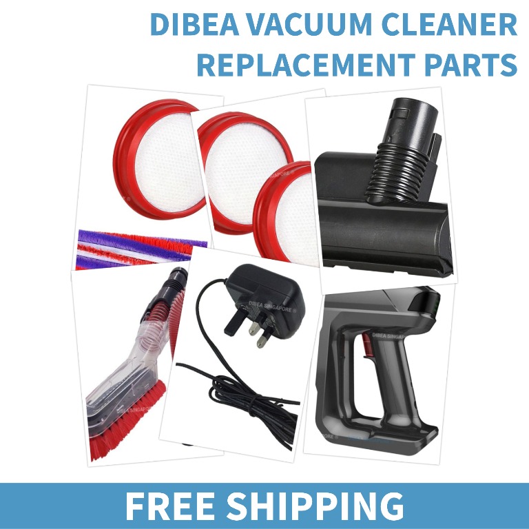 Dibea D18 / H008 / F20 Max Vacuum Cleaner Replacement Parts / Adapter