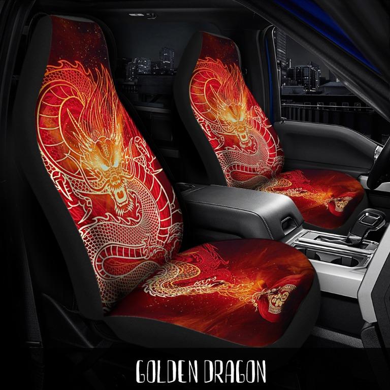 Dragon Art Customized Car Seat Covers Car Accessories