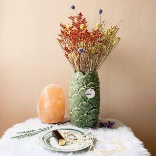 Dried flowers with vase