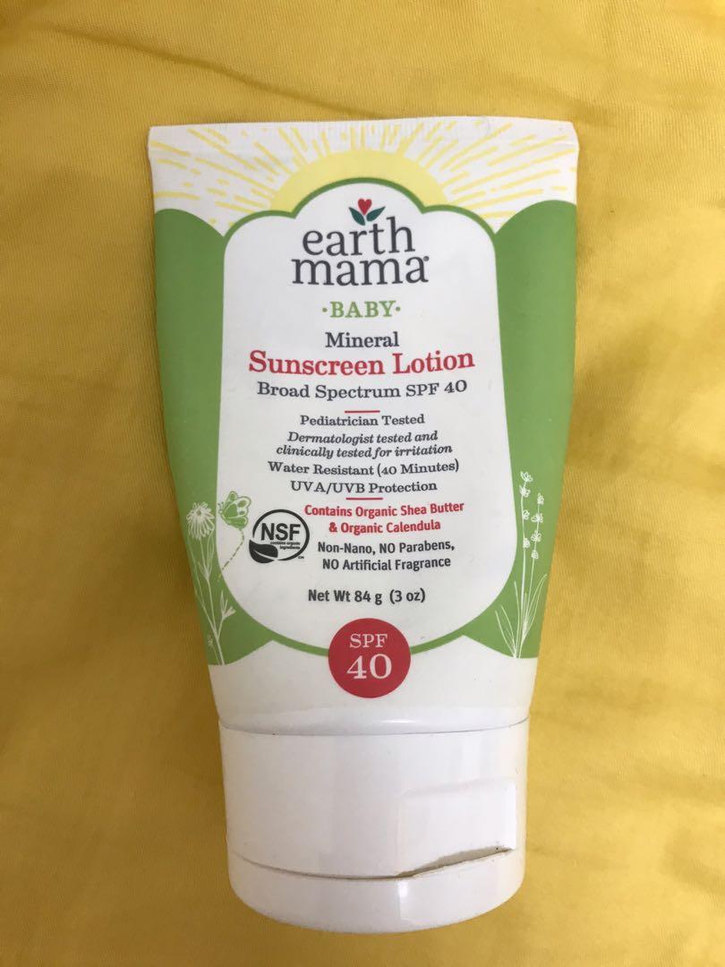 earth mama mineral sunscreen