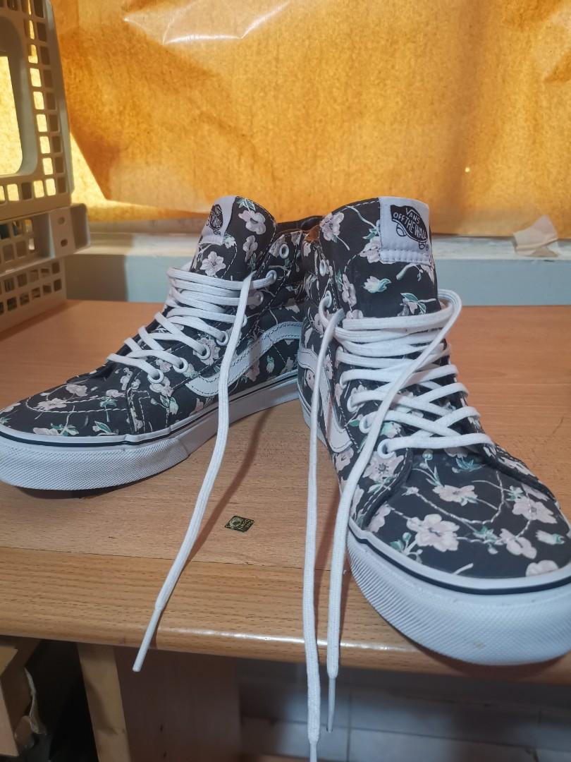 vans off the wall floral shoes