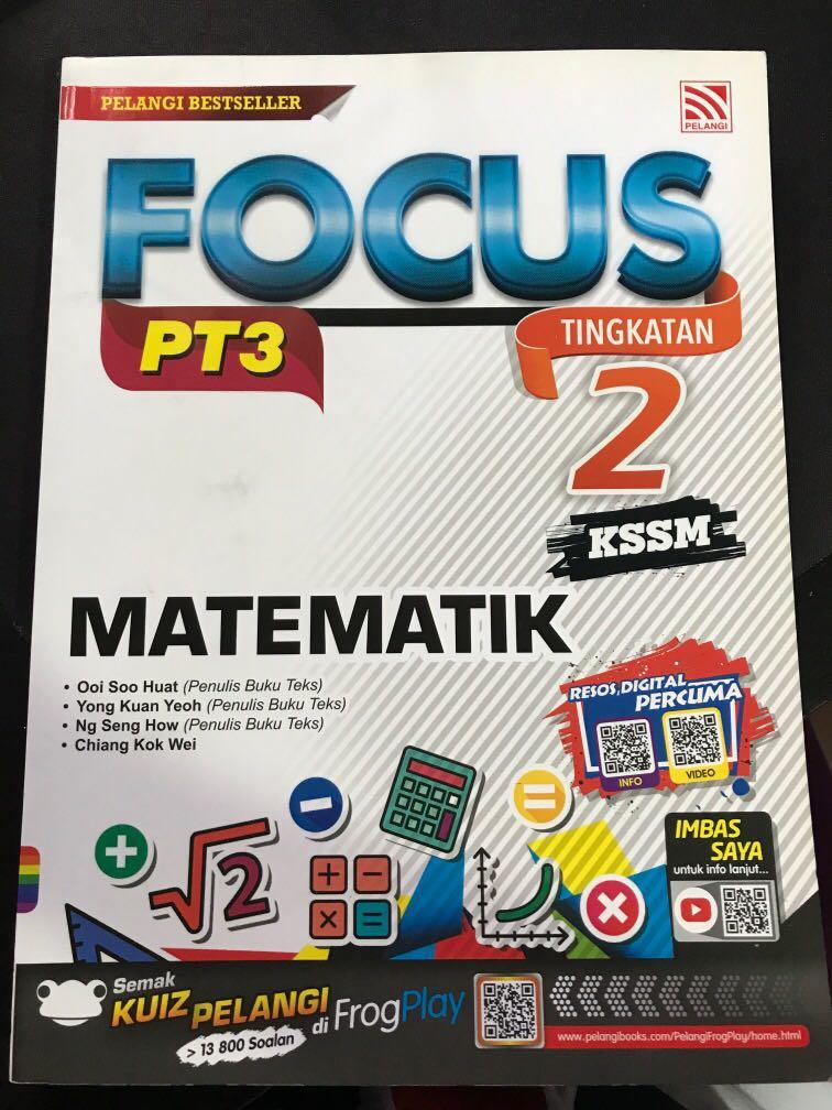 Focus Matematik Tingkatan 2 Books Stationery Books On Carousell