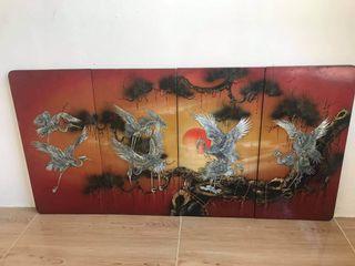 four seasons/ 4-panel wall display