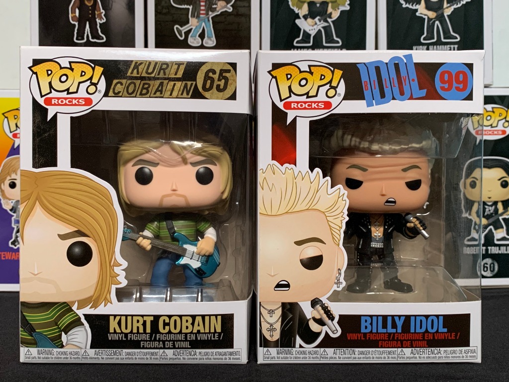 POP ROCKS COBAIN & BILLY IDOL SET!, Hobbies & Toys & Games on Carousell