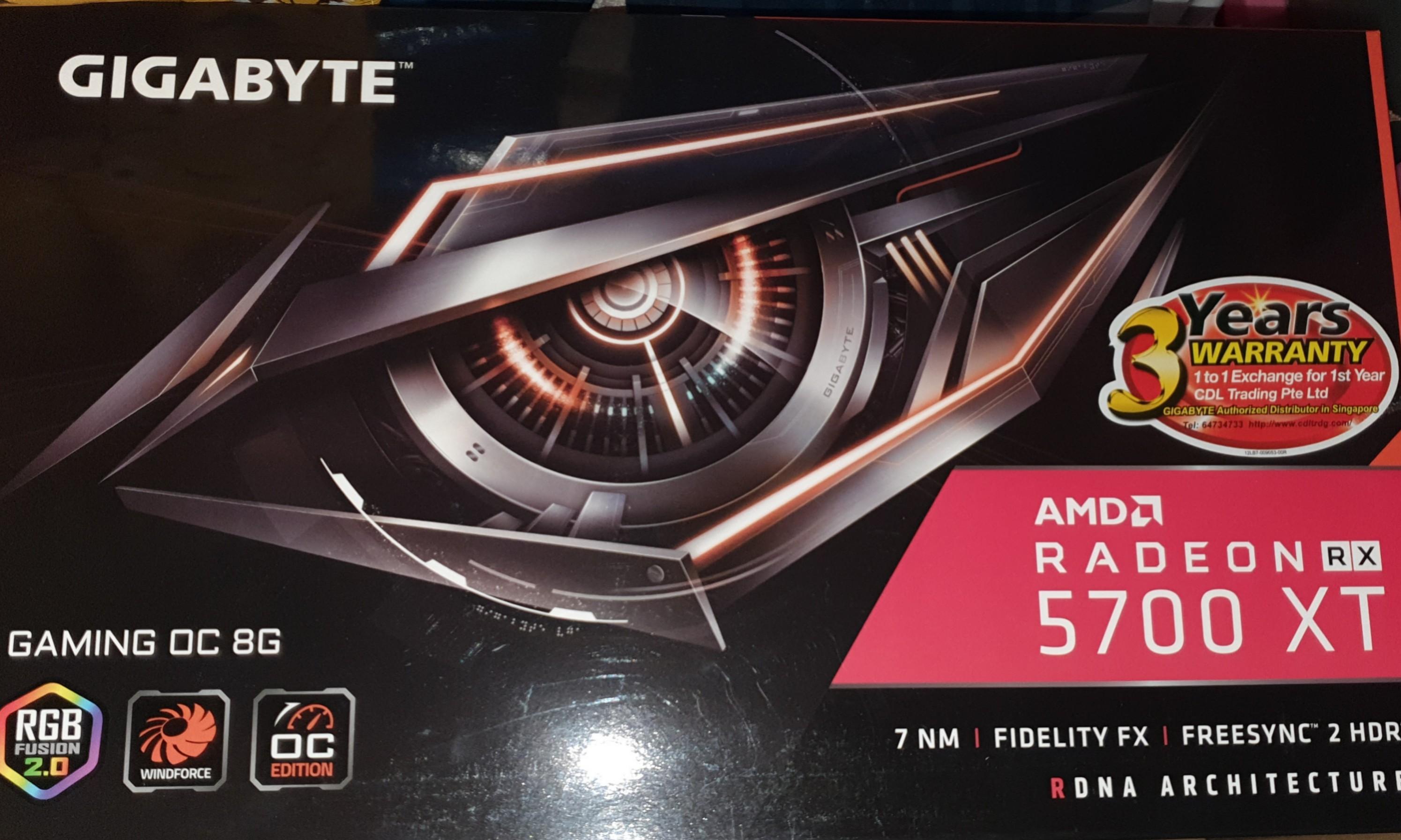 Gigabyte amd radeon discount rx 5700 xt