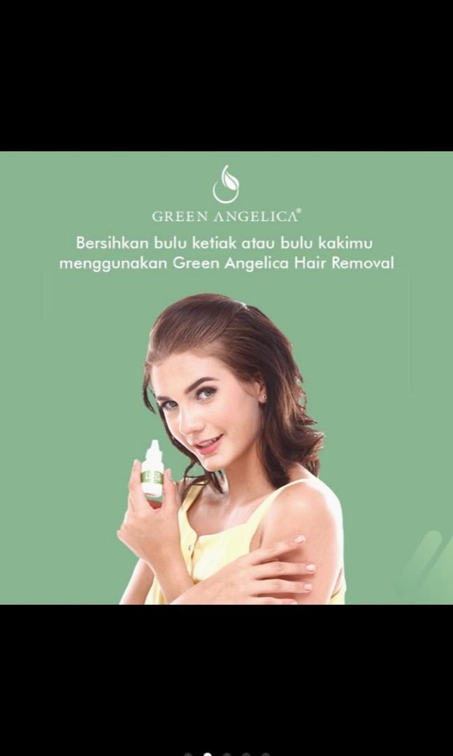 Green angelica hair removal liquid, Kesehatan & Kecantikan, Parfum