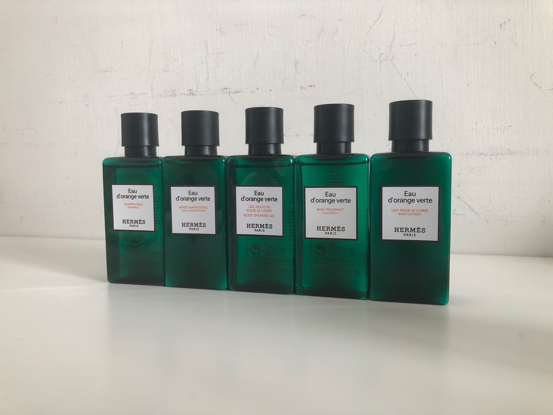 HERMES PARIS Eau d’orange verte series amenities shampooing shampoo