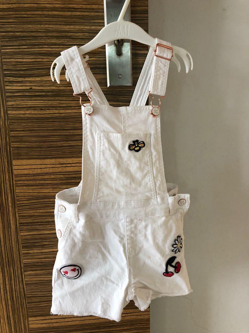 h&m baby girl dungarees