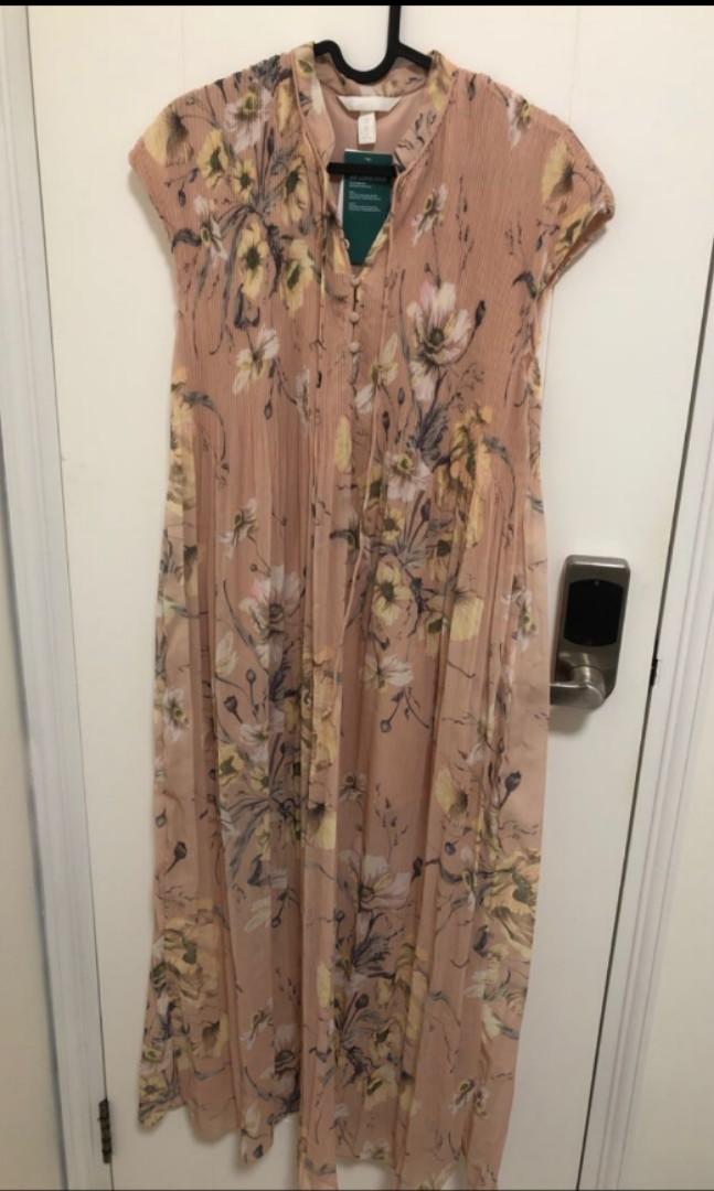 h&m maternity maxi dress