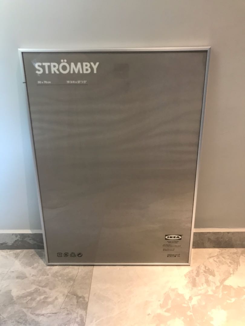 Ikea Stromby Pictures Frames (50cm by 70cm), Furniture & Home Living ...