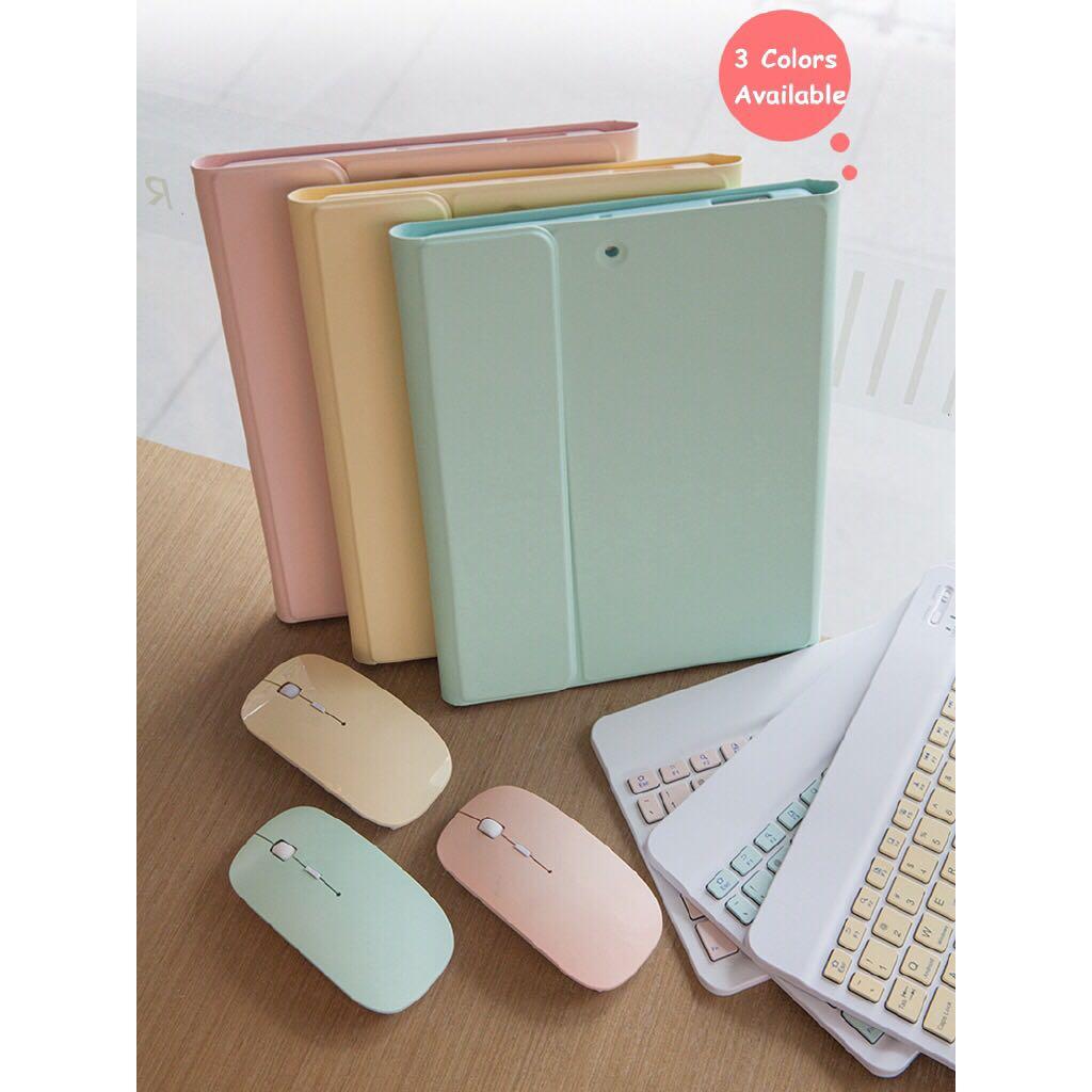 Ipad case set with keyboard and mouse (preorder) (Category: Computer Keyboard) located in Angeles City. Submitted by gogo.sparkle (Listing ID 1024847245, Image 1). Description: 9.7 ipad 2017/2018 10.2 ipad 7th gen Ipad air 2/pro 9.7 Ipad pro 11 2018/2020 Ipad air 3 /pro 10.5 Ipad mini 4/5.