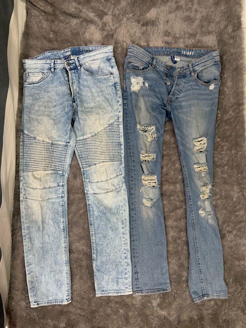 H&m jeans pria store