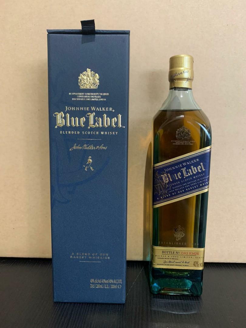Johnnie Walker Blue Label 200Ml/800Ml, Food & Drinks ...