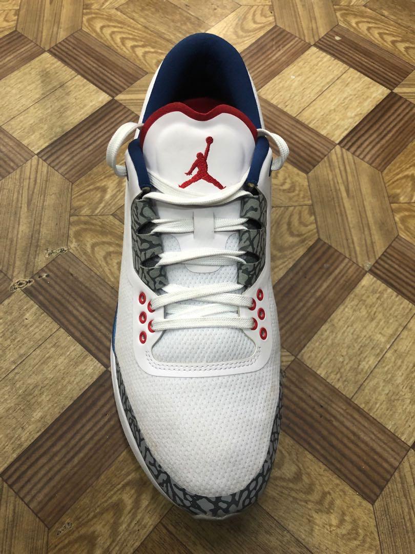 Jordan Zoom Tenacity 88 True Blue Fire Red Running Shoes Men s
