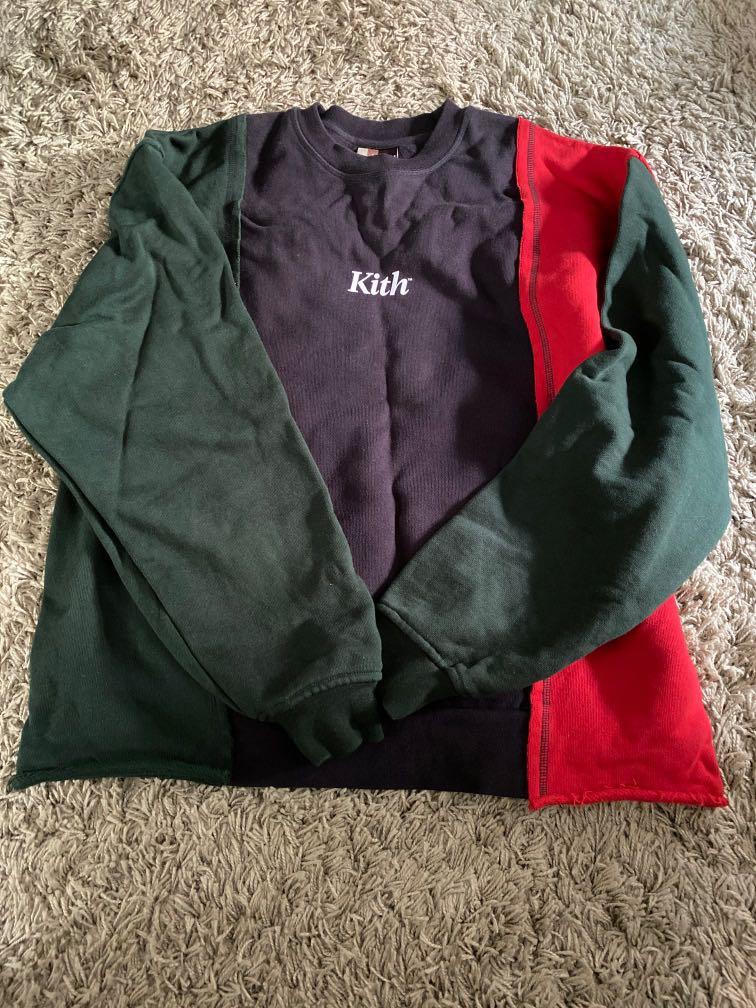 Kith reverse paneled crewneck, Men's Fashion, Tops Sets, Hoodies