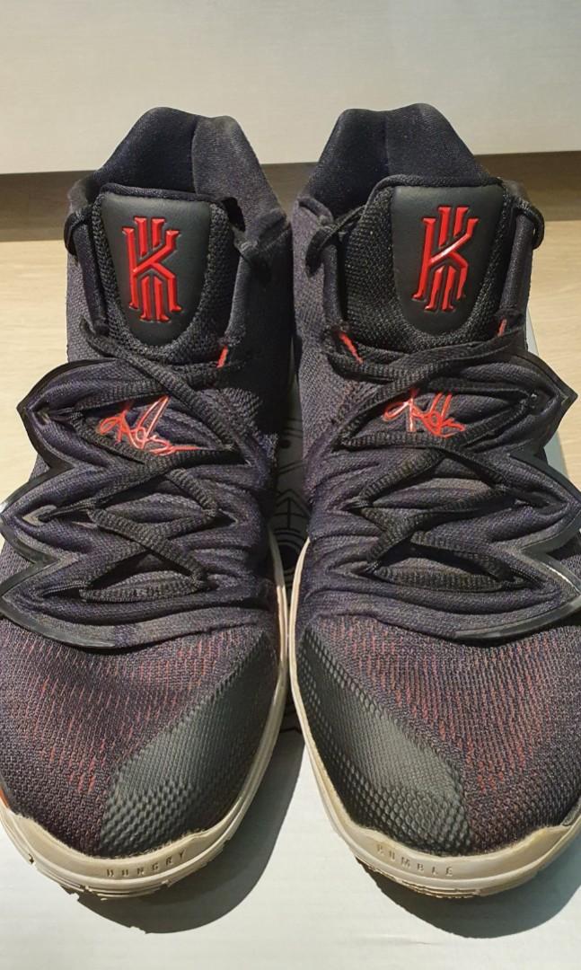 Red and black kyrie 5 online