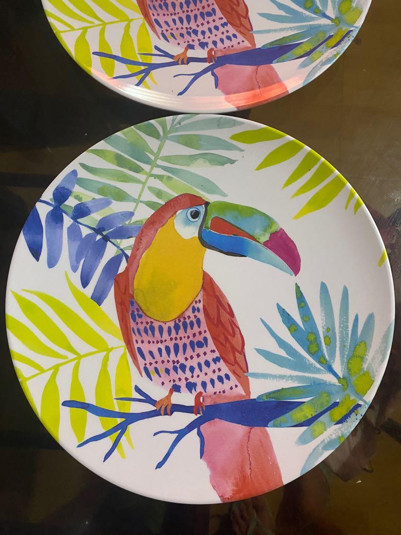 Large Melamine Plates and Bowls Furniture Home Living Kitchenware Tableware Dinnerware Cutlery on Carousell