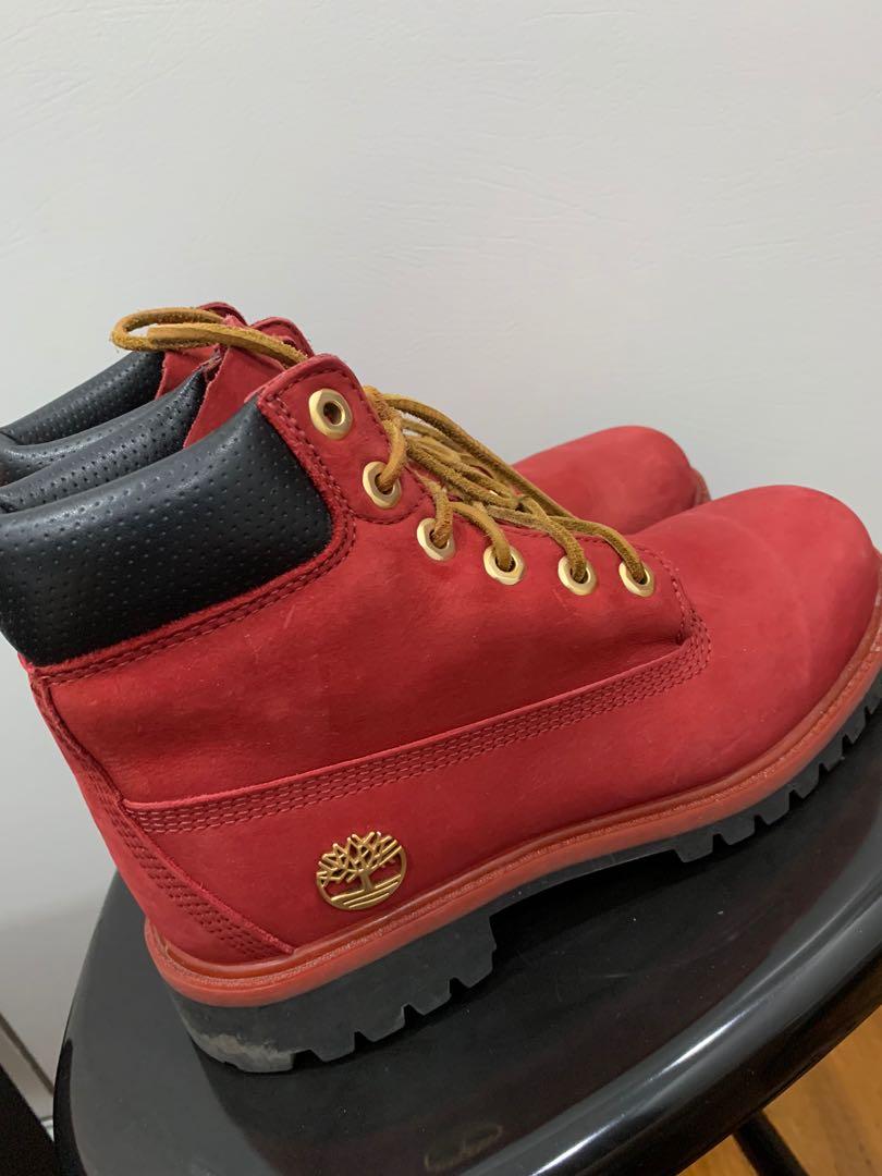 red timberlands limited edition