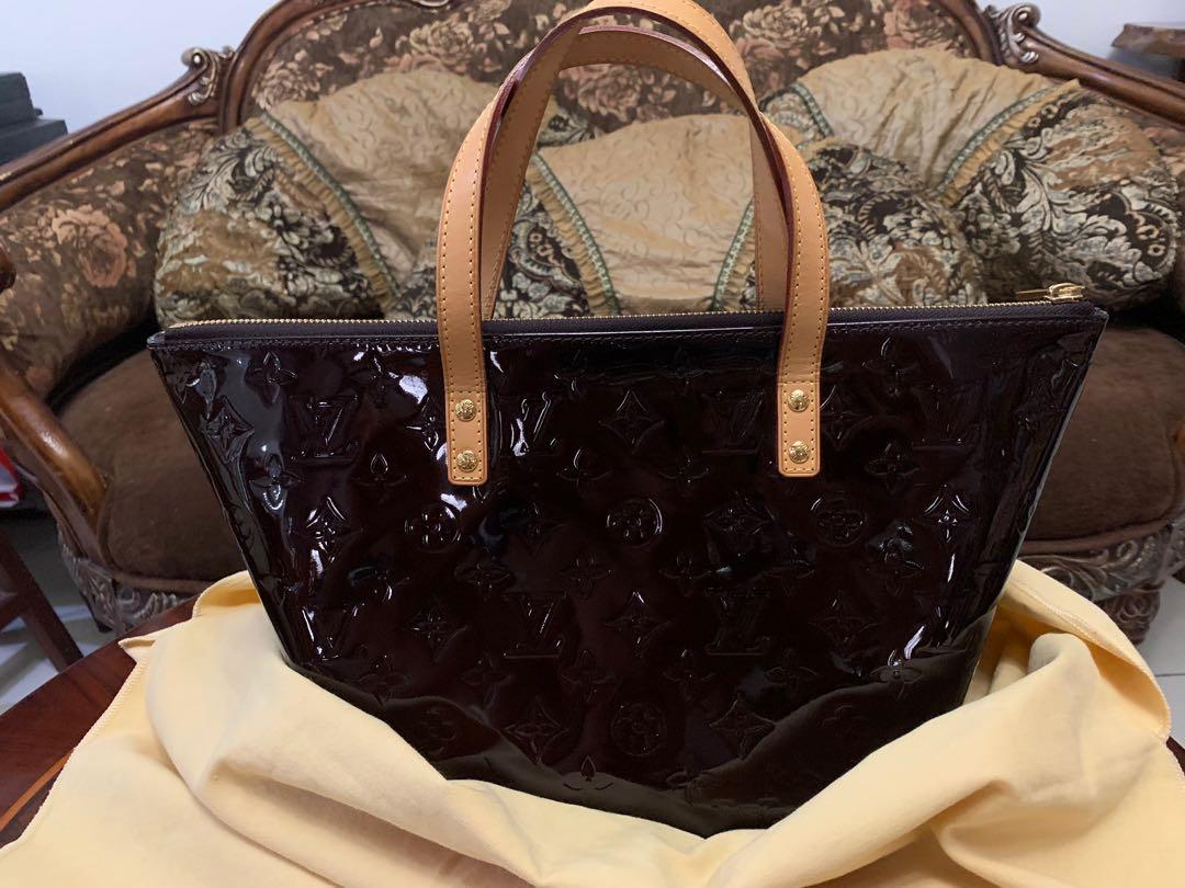 Louis Vuitton Amarante Monogram Vernis Bellevue PM Bag – The Closet