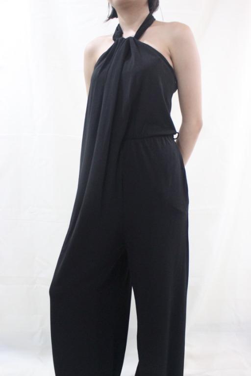 halter jumpsuits and rompers