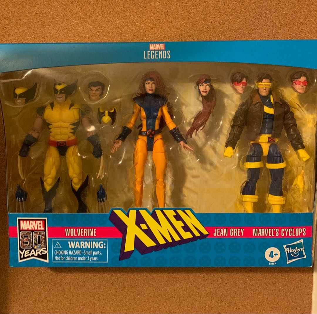 Marvel Legends X Men 3 Pack Wolverine Jean Grey Cyclops Toys Games Bricks Figurines On Carousell
