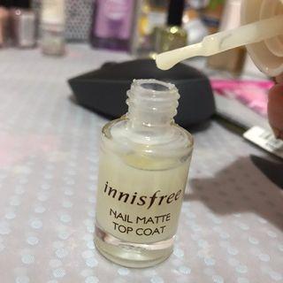 matte top coat nail polish