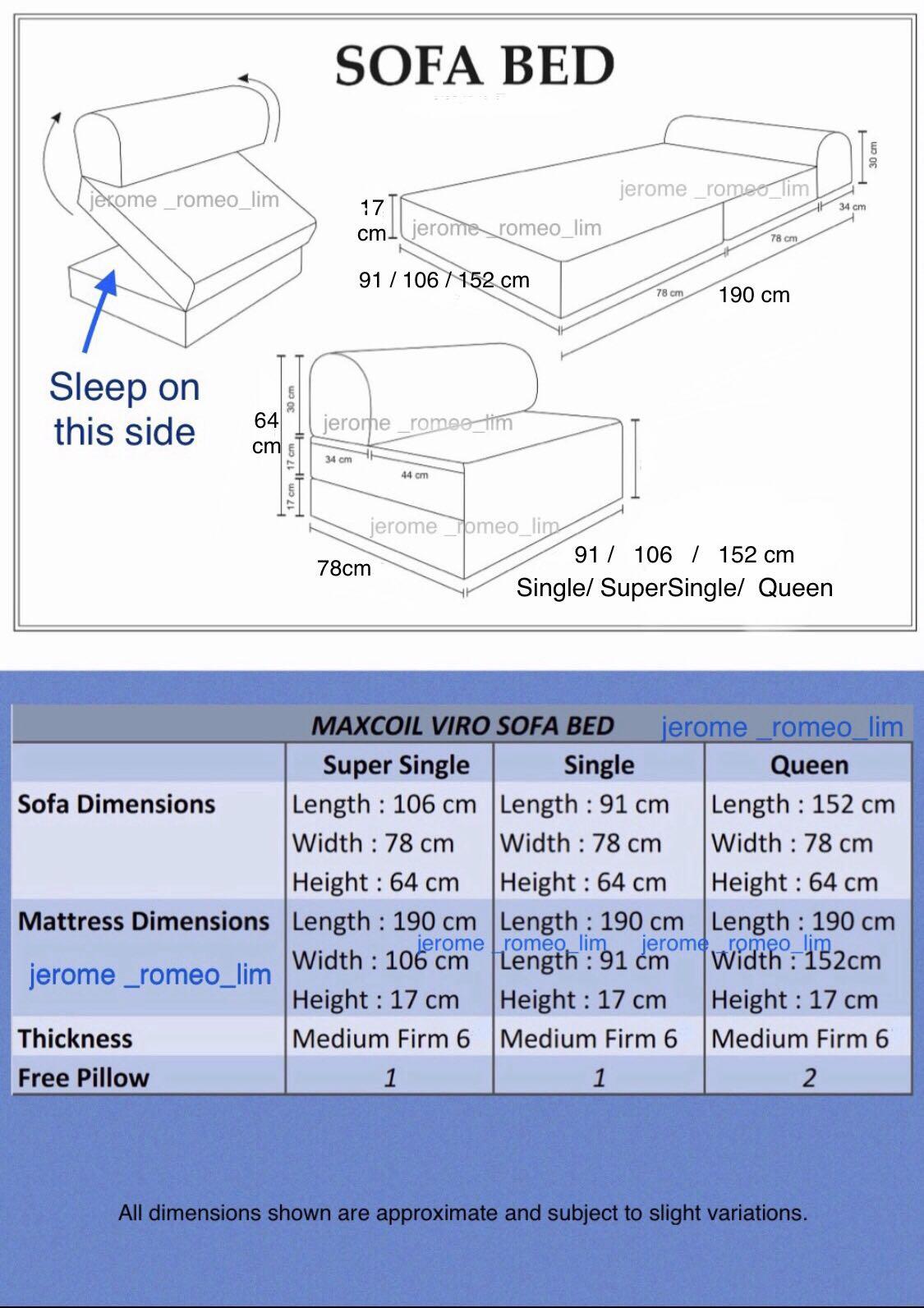 Maxcoil Viro Sofa Bed Promotion, Furniture & Home Living, Furniture