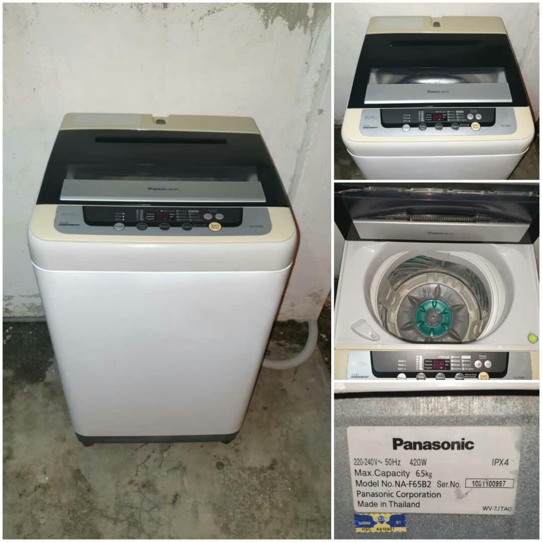 Mesin Basuh Washing Machine Panasonic 6 5kg Kitchen Appliances On Carousell