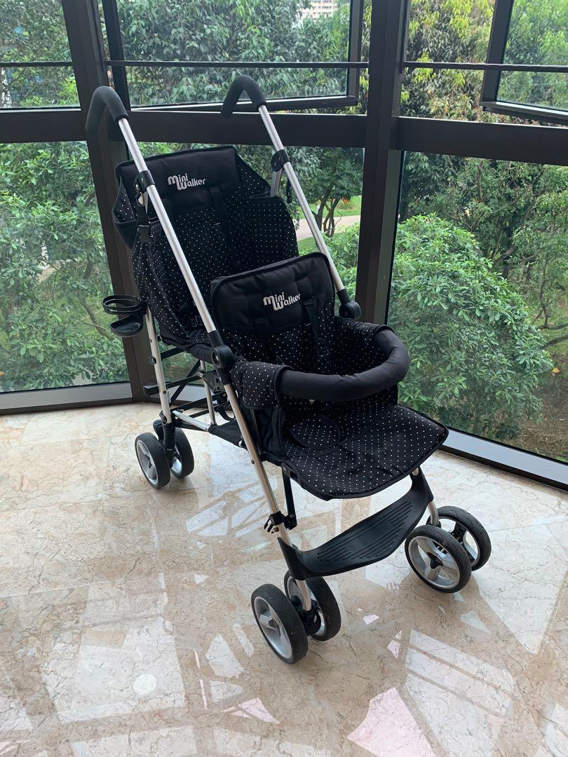mini walker double stroller