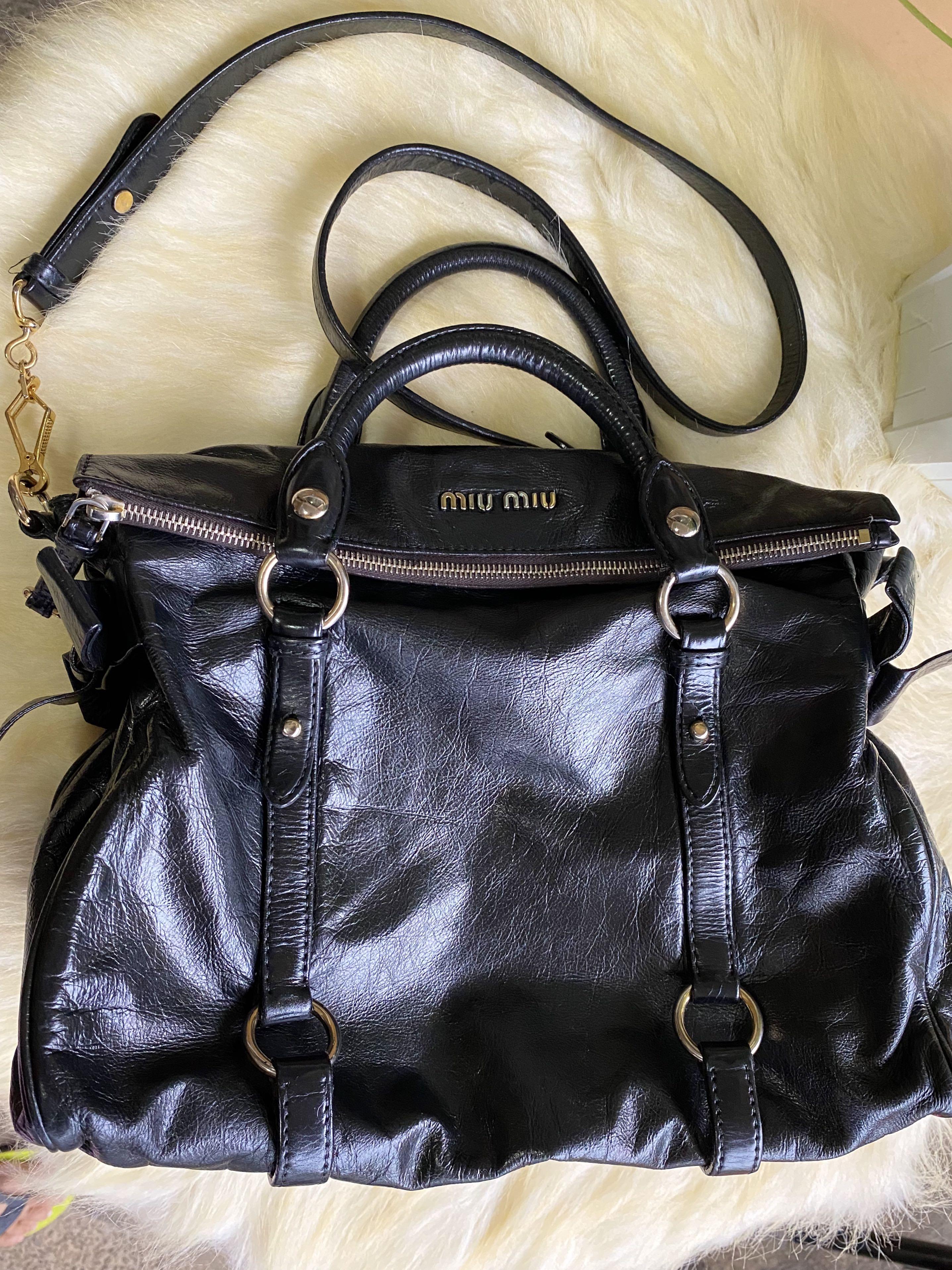 Vitello Lux Large Bow Bag in Black – PRELOVEDSTORY