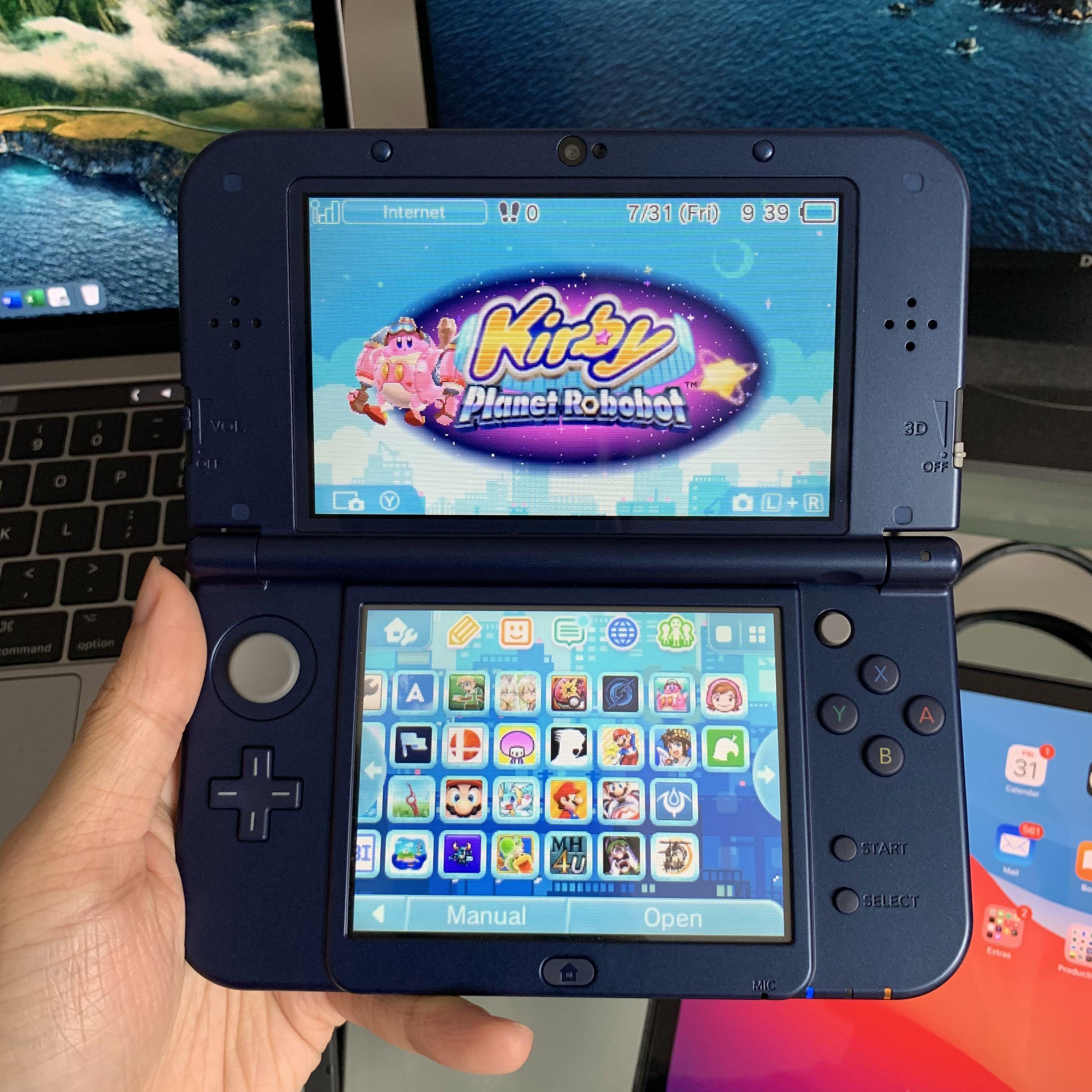 new nintendo 3ds xl metallic blue