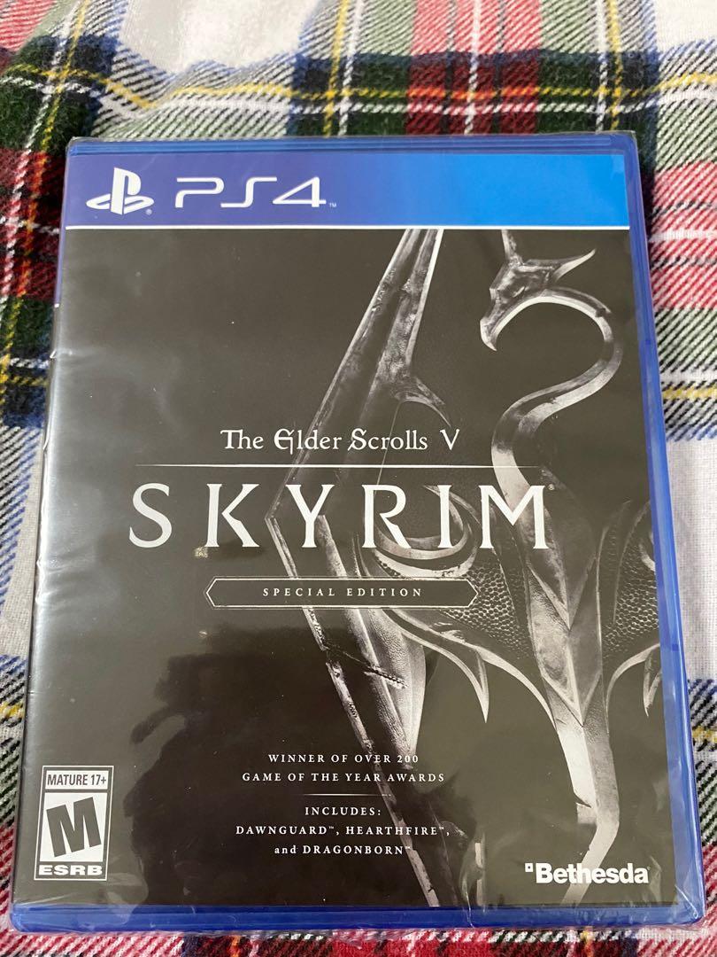 NEW* Skyrim The Elder Scrolls V Special Edition PS4 Playstation 4 Game, Video Gaming, Video 