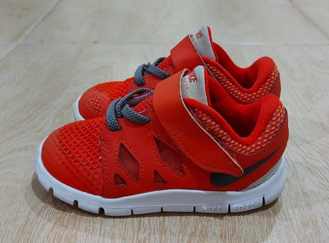 nike free 5.0 kids orange