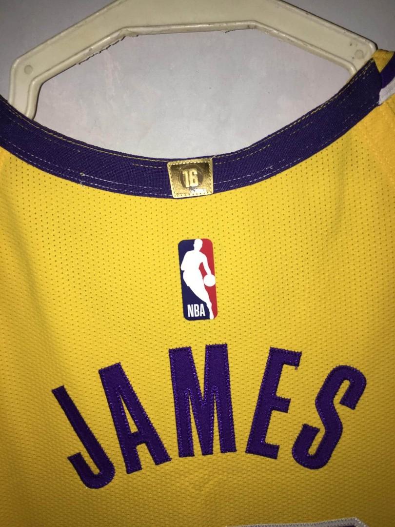 LeBron James Los Angeles Lakers Nike AUTHENTIC Player Jersey Icon Edition  Gold