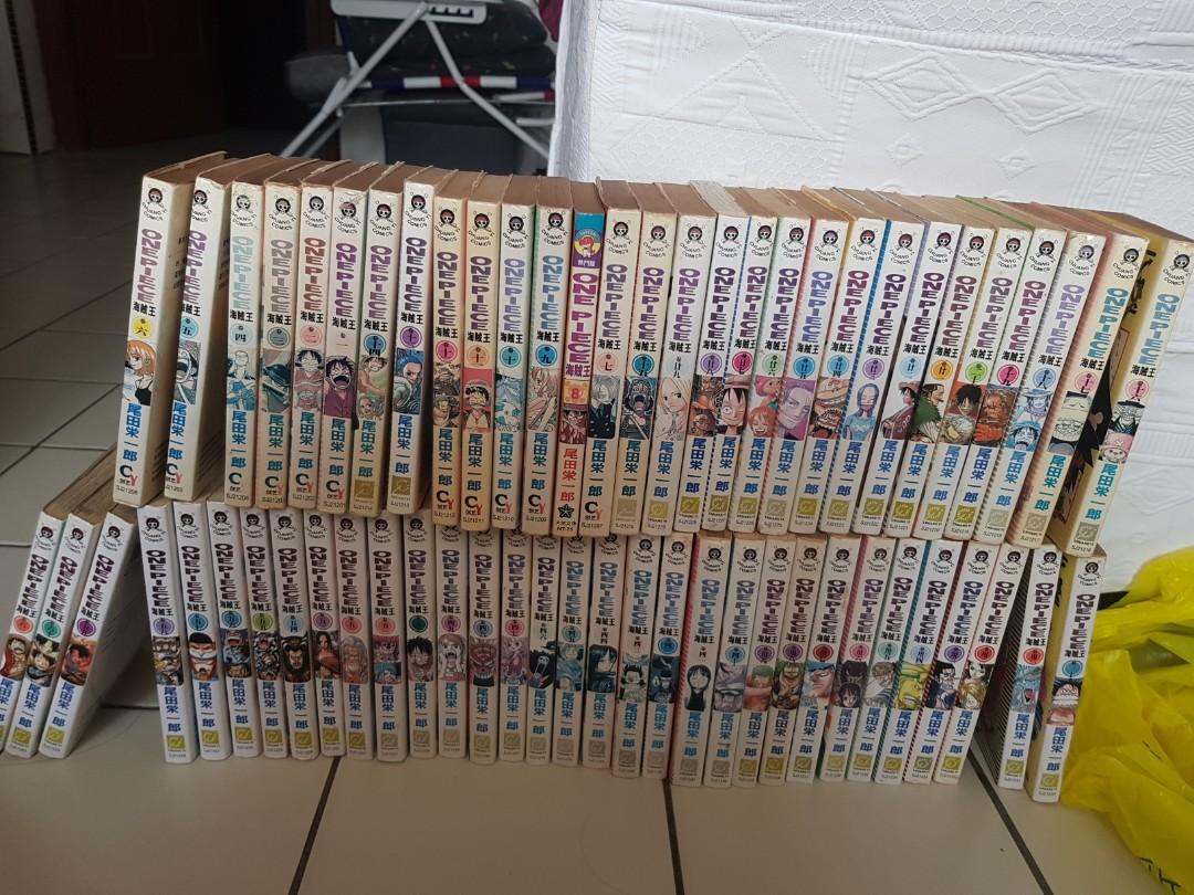 One Piece Full Set Vol 1 To 60 Free Vol 61 Books Stationery Comics Manga On Carousell