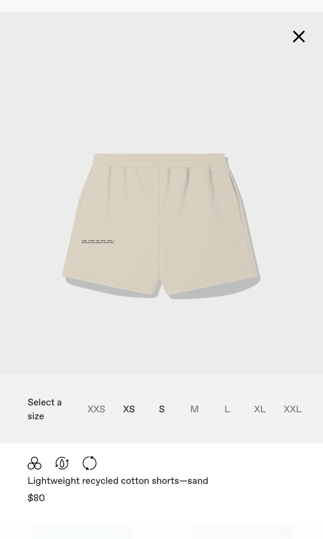 Pangaia Shorts In Sand Size S Women S Fashion Bottoms Shorts On Carousell