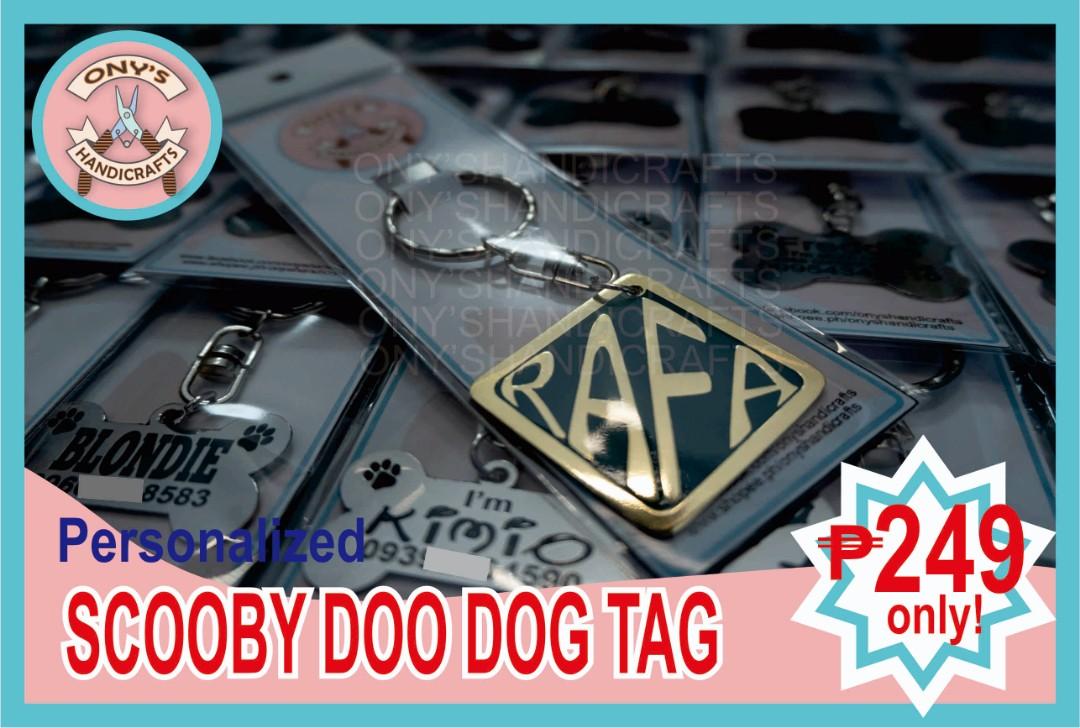 PERSONALIZED SCOOBY DOO DOG TAG