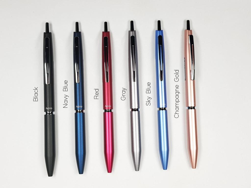 Pilot Acro 1000 0.5 Pen (Black Ink) (Category: Stationery & School Supplies) located in Manila. Submitted by snowflakes.specials (Listing ID 1024925796, Image 1). Description: Comes with box and case Metallic Red Metallic Gray Black Metallic Soft Blue Navy Champagne Gold.