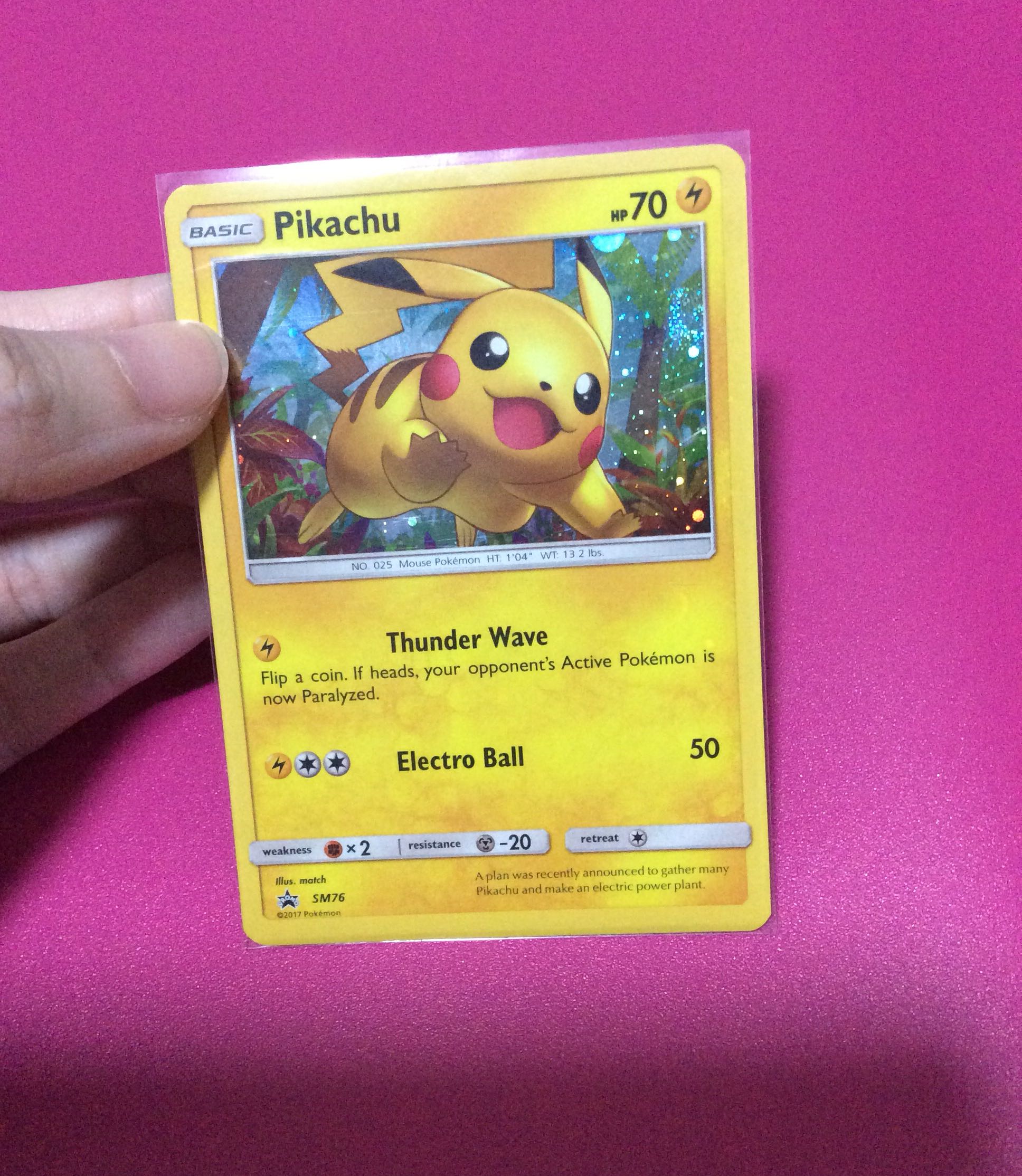 Pokemon Pikachu Promo Card Hobbies Toys Toys Games On Carousell