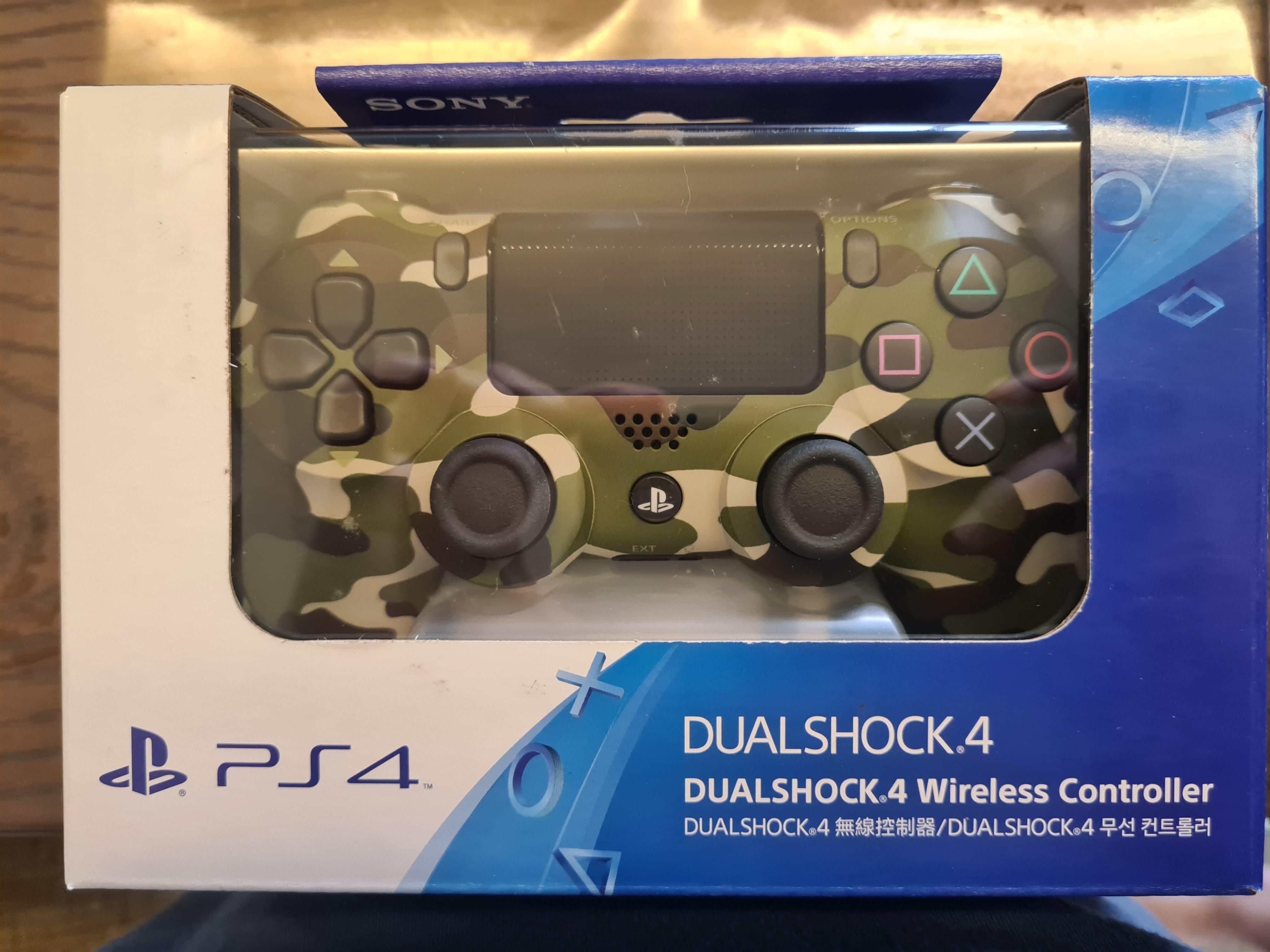 PS4 dual shock controller army green, Video Gaming, Gaming Accessories