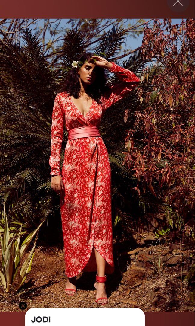 silk kimono style dress