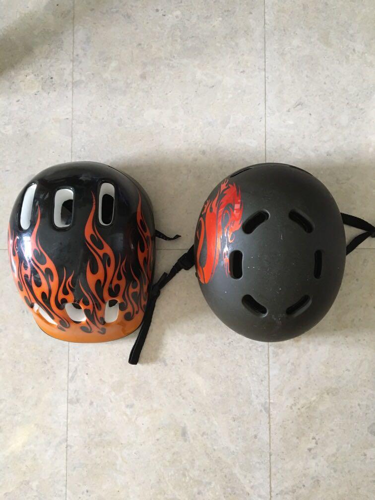 retro kids helmet