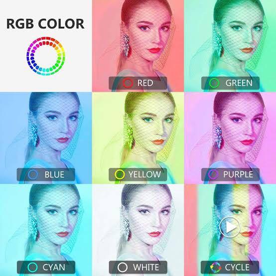 RGB LED Ring Light 26cm with Stand (Category: Lighting & Studio Equipment) located in Pasig City. Submitted by japanpcmall (Listing ID 1024958899, Image 2). Description: .
