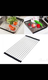 Roll up drying dish rack